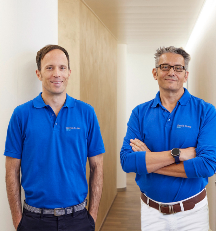 Tim Briem und Igor Killer Casparis Kniespezialisten